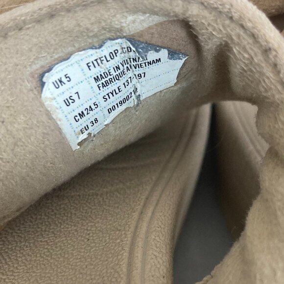 Fitflop Frou Ruffled platform leather sandals (Maple sugar beige / tan / nude) - Picture 5 of 9